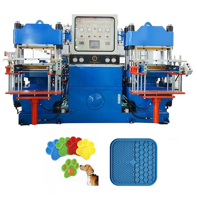 o molde da série do hf 200t que vulcaniza a máquina quente hidráulica da imprensa para fazer o cão do silicone lambe moldes das esteiras